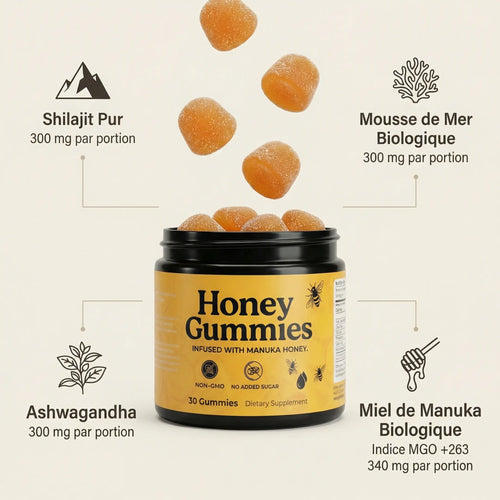 Honey Gummies™ Booster de Vitalité
