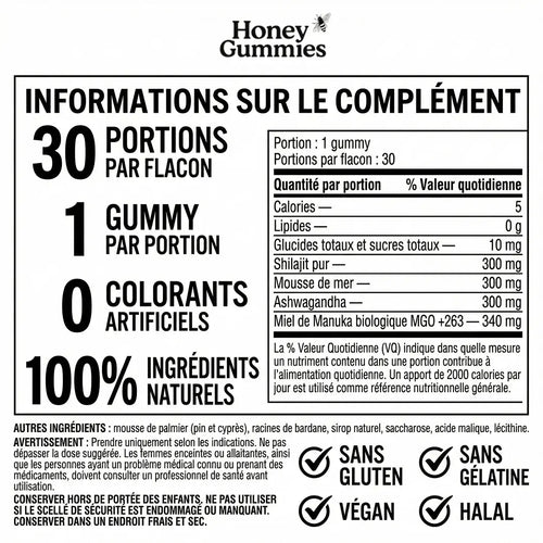Honey Gummies™ Booster de Vitalité