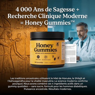 Honey Gummies™ Booster de Vitalité [HBP]